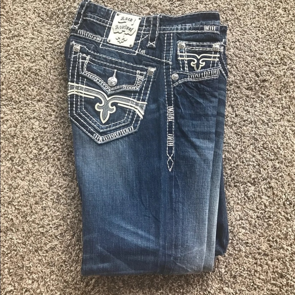 Rock revival men’s jeans